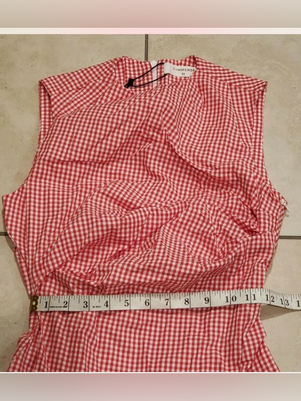 Commense Gingham midi dress - Picture 6 of 7